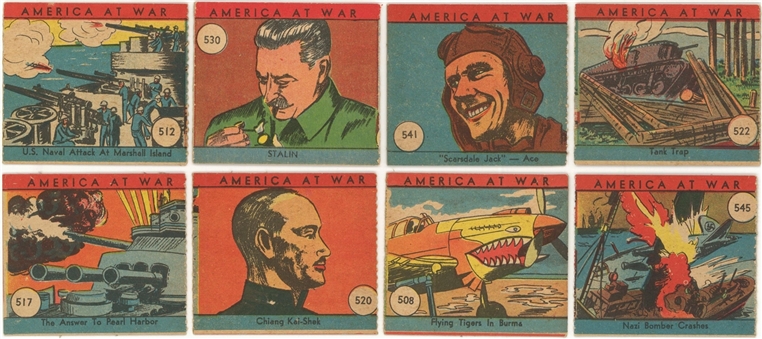 1942 R12 W.S. Corp. "America at War" High Grade Complete Set (48)